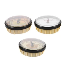 3 Pcs Embedded Quartz Clock Insert for Home Decor Gear Decoration