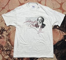 VINTAGE MADE IN USA 90s 1995 Time After Time Beethoven Tee Grey XL