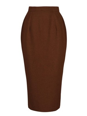 Vivien of Holloway Pencil Skirt Ginger