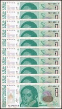 Argentina 1 Austral, 1985-1989 ND, P-323a, UNC, w/ Stains X 10 PCS