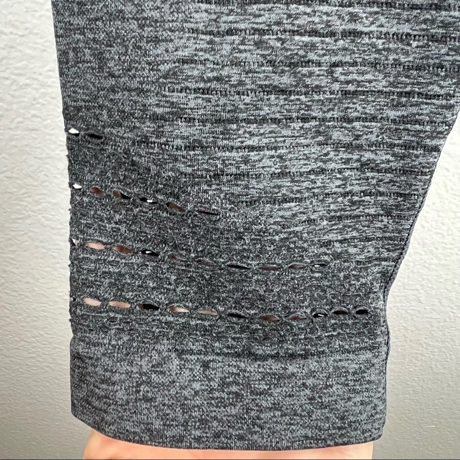 gymshark seamless cropped heather leggings