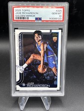 2025-26 Jase Richardson Topps Basketball Rookie Golden Mirror PSA 10