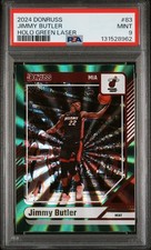 2024 PANINI DONRUSS HOLO GREEN LASER #83 JIMMY BUTLER PSA 9