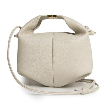Polene  Beri Grain calf leather, Chalk (Ivory) Shoulder Bag