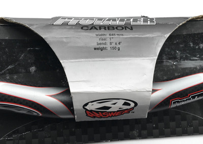 Answer Pro Taper XC Carbon Riser Lenker 645mm 25,4mm RAR Anfang 2000er NOS