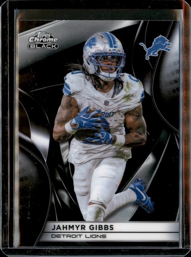 2025 Topps Chrome Black #37 Jahmyr Gibbs