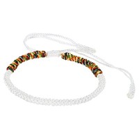 Seilarmband, Rund, Verstellbar, FüR Frauen, Gemischte Farbe Weiß, 1 StüCk