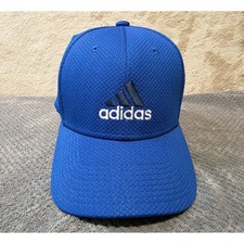 Adidas Climalite A-Flex Blue Mesh Athletic Baseball Cap Hat Mens C118 RN 90288