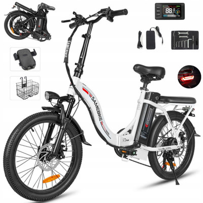 20 Zoll Klappbar Elektrofahrrad Samebike CY20 350W E-Bike 36V12AH Fatbike 32KM/H