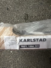 Ikea Karlstad Bezug 2er Sofa schwarz weiß  gestreift Neu OVP 901.186.51