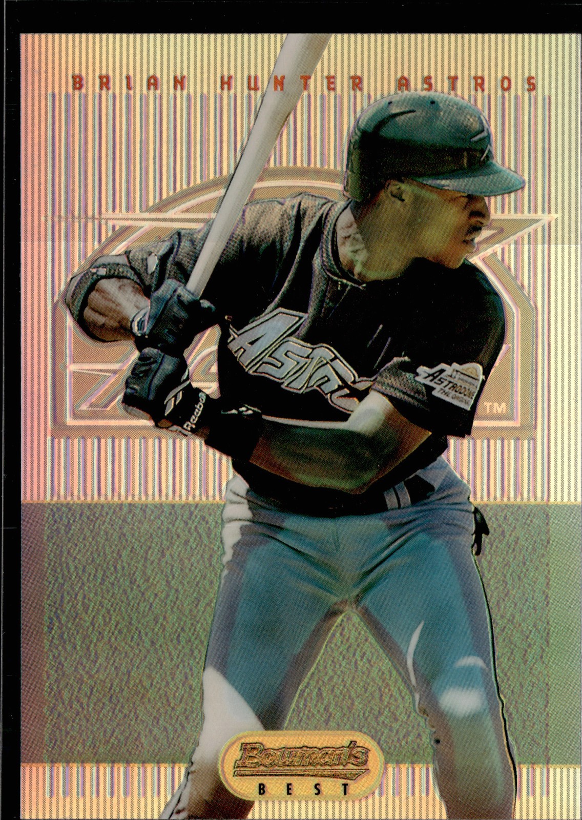 1995 Bowman's Best #82 Brian Hunter Refractors Houston Astros R03