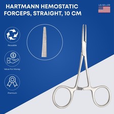 Surgical Forceps 10 cm Straight Stainless Steel Premium Surgical Instruments