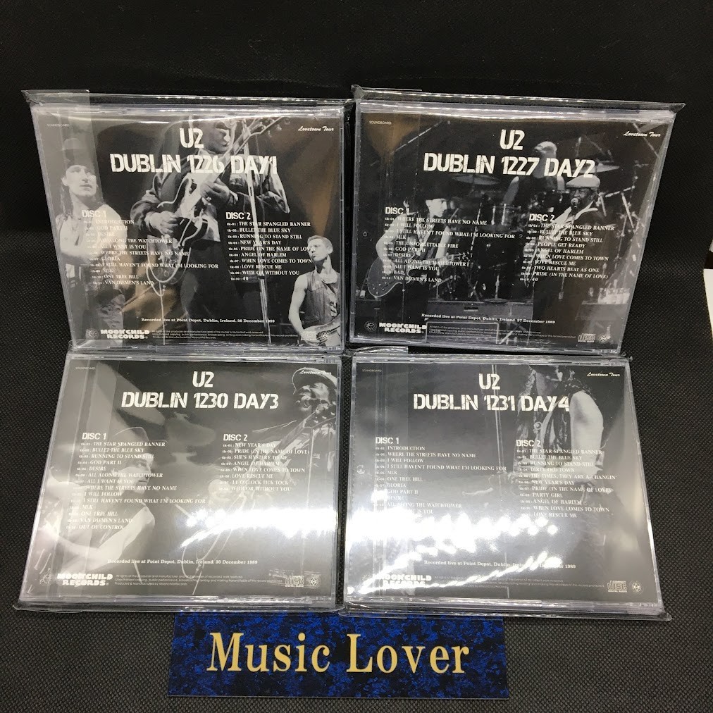 U2 / Dublin LOVE COMES TO TOWN TOUR 1989 4Set (8CD) New | eBay