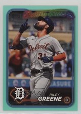 2024 Topps Series 1 Future Stars Aqua Riley Greene #274 11oh