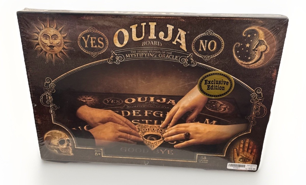 Hasbro Ouija Board Exclusive Edition Wood Planchette Special