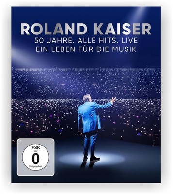 Roland Kaiser ''50 Jahre - Alle Hits Live'' Blu-Ray Disc NEU Album 2025