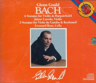 Bach; Gould, Glenn; Laredo, 3 Sonatas for Viola Da Gamba & Key, audioCD