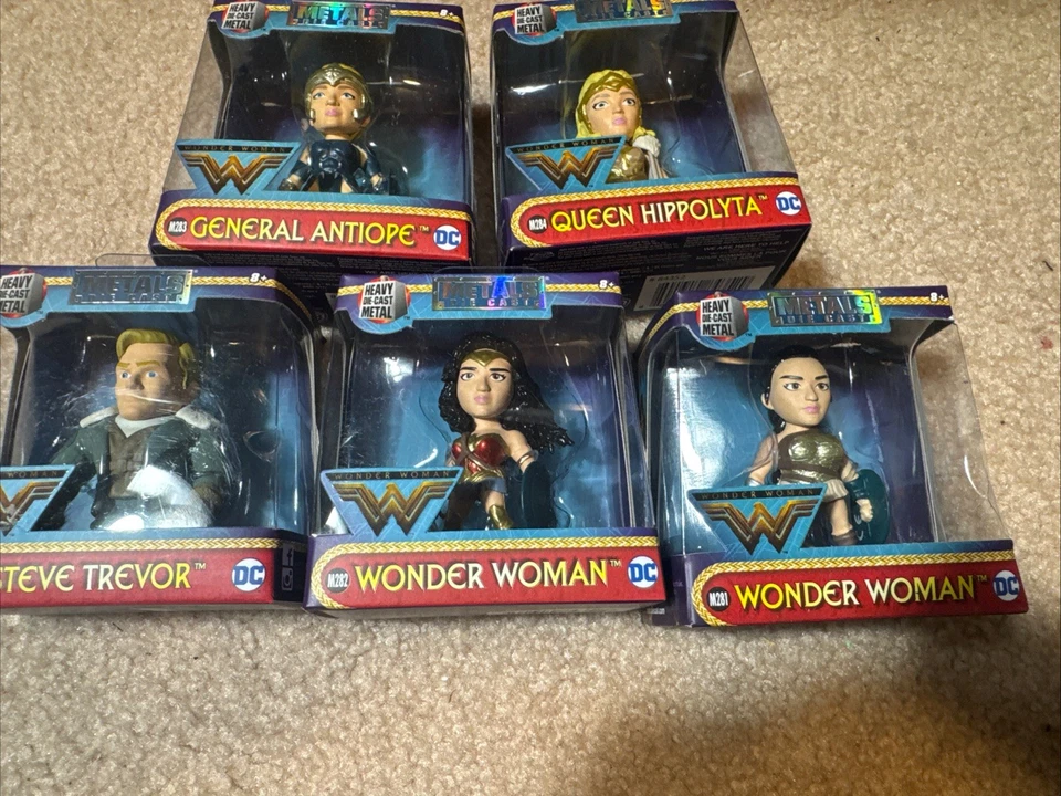 Jada Toys 2017 M283 Metals Die Cast LOTE de 5 mini figuras de acción DC nuevas Foto 3 de 4