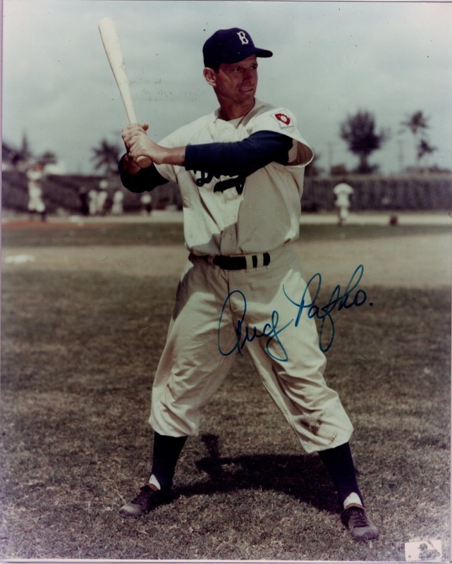 Andy Pafko  8 x 10 Color Photo, No coa, but vouched