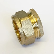 Compression 28mm Brass Blanking Stop End Cap WRAS End Caps Compression Heavy