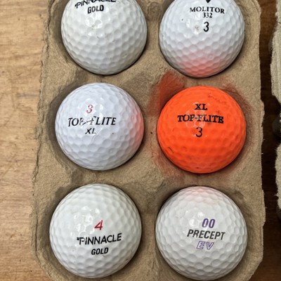 Golfbälle gebraucht 12 verschiedene Top Zustand 