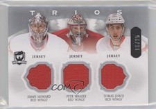 2013 Upper Deck The Cup Trios /25 Jimmy Howard Jim Petr Mrazek Tomas Jurco 2d8