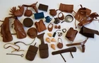 Lot of 36 pcs 1960's Marx Johnny West Geronimo Sam Cobra Figure Accessories