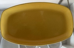 Frankoma Autumn Harvest 6P Oval Serving Platter In Mint Condition.
