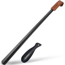 Extra Long Metal Shoe Horn Seniors Boots 28.3 Inch Travel Small Spoon 7.5