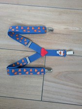 Hosentr&auml;ger Superman verstellbar blau rot Gummi Clips Hosentr&auml;ger im Spiderman