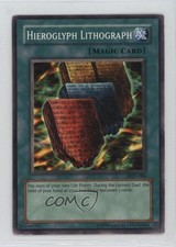 Hieroglyph Lithograph YuGiOh Pharaonic Guardian #PGD-086 2003