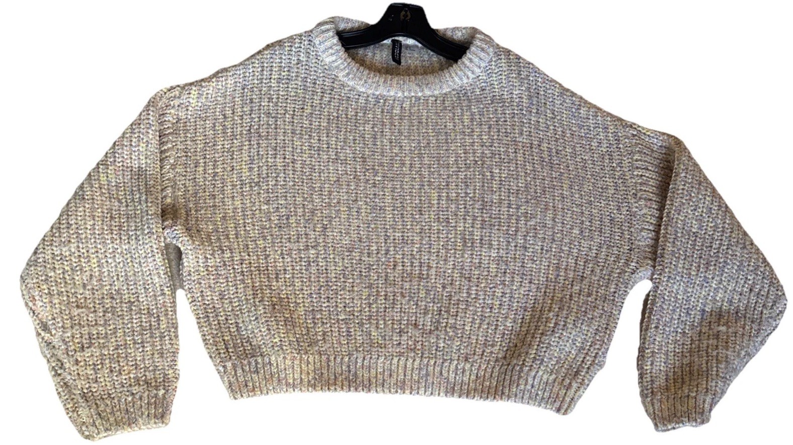 DIVIDED Multicolor Knit Pullover Sweater Women's … - image 1