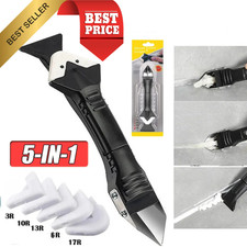 5 in 1 Silicone Sealant Remover Tool Kit Set Scraper Caulking Mould Removal US