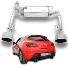 FOX Sportauspuff ESD re li je 1x160x90 seitl. schräg Opel Astra J GTC 1.4l Turbo