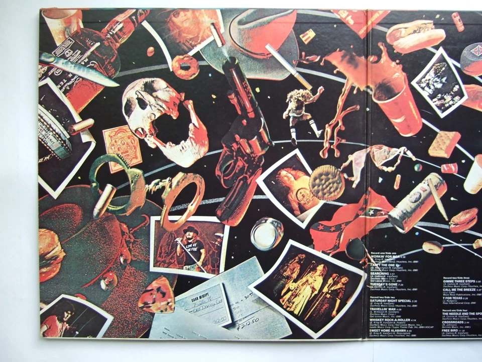 Lynyrd Skynyrd One More From The Road 1976 Japan Original LP VIM-9501～2 Insert - Image 3 of 4