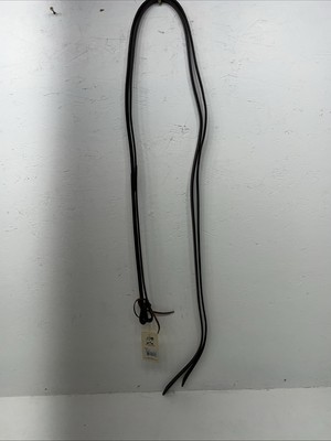 New Royal King Dark Oil Genuine Leather 5/8  X 7  Split Reins #43-728 Y-6