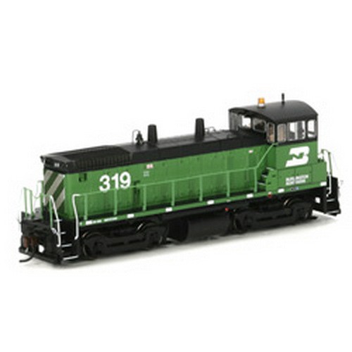 Locomotora diésel Athearn 96686 HO Burlington Northern RTR SW1500 con DCC #319 MT | Condition: New