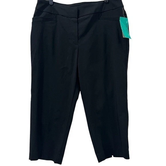 Westbound Womens Black Capri Pants New With Tags Size 14