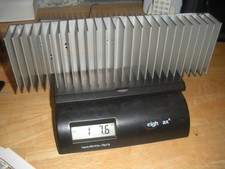 Aluminum heat sink 12" x 3 1/2" x 1 9/16" 1 pounds 7 ounces