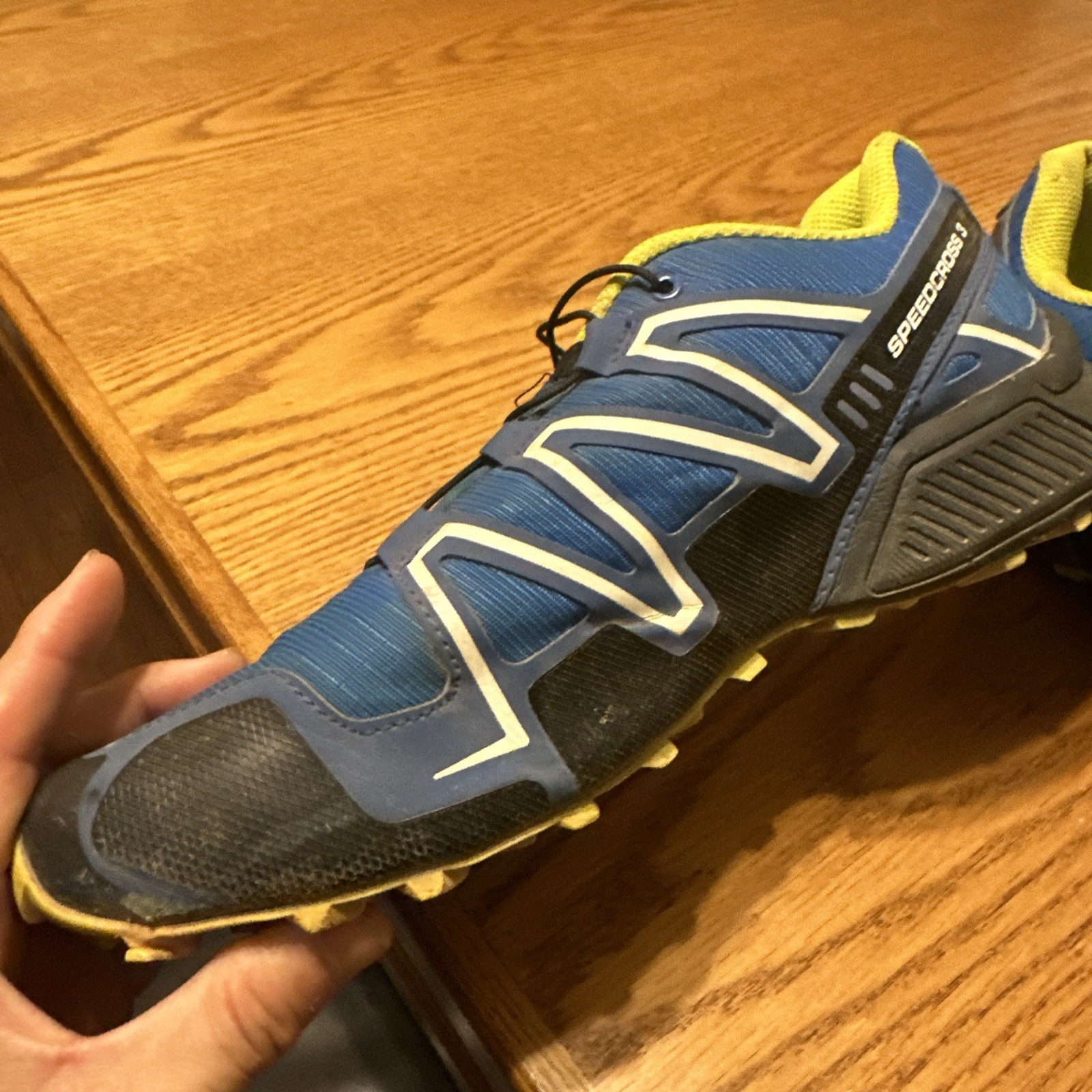 Scarpe Salomon Speedcross 3 Trail Running Uomo Taglia 11 Blu Royal Nero Atletiche