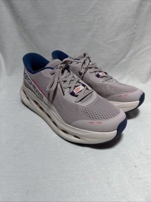Skechers Max Cushioning Glide-Step Womens Size 9 Lavender Running Shoes