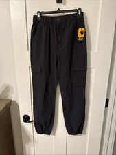 Carhartt Boys Rugged Flex Loose Fit Cargo Black Jogger SZ L 14/16