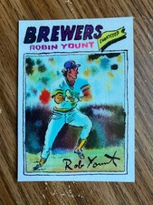 Robin Yount 22/25 2025 Topps Shoebox Treasures Andy Friedman #6 Rainbow Foil