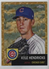 2022 Topps Chrome Platinum Anniversary 7/50 Kyle Hendricks #474 7j5