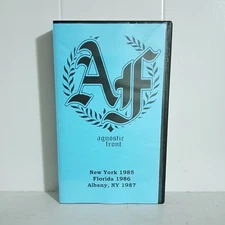 Agnostic Front VHS Live New York Florida 1985 1986 1987 Hardcore Punk Rock NYHC