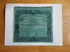 Historyczne akcje Russian Railway-Geselschaft 1881 125 rub.