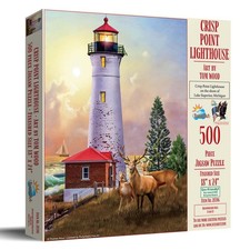 SUNSOUT INC Crisp Point Lighthouse 500 pc Jigsaw Puzzle