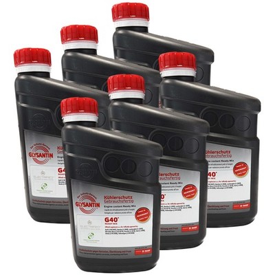 Glysantin G40 Kühlmittel Kühlerschutz Frostschutz 6x 1L G12++ Audi VW Seat Skoda