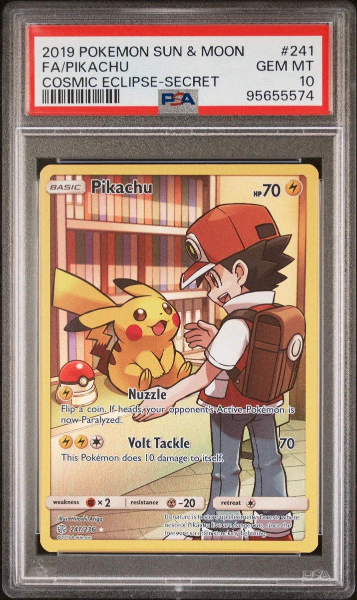 Secret Rare Pikachu Pokémon TCG Grade 10 Individual Collectible