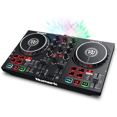 Numark Party Mix DJ Controller Serato DJ Lite USB DJ Mischpult RGB